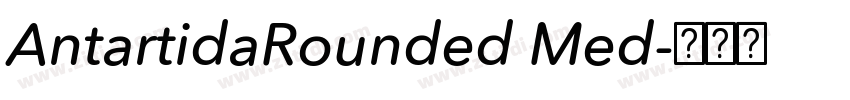 AntartidaRounded Med字体转换